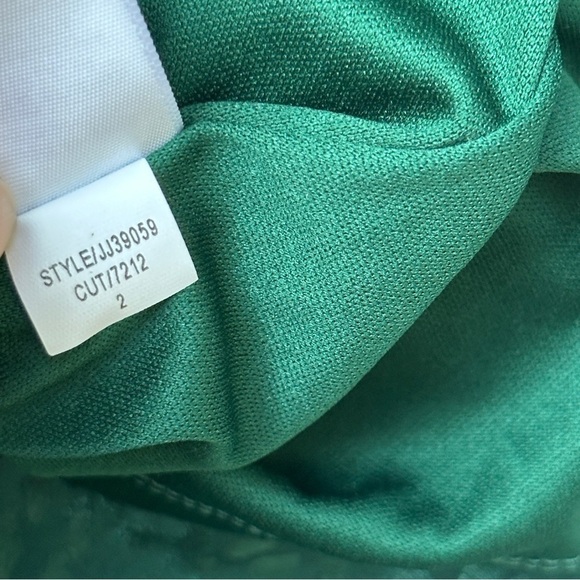 Julia Jordan Green Tie Neck Satin Midi Dress Size 14 - Picture 11 of 16